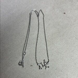 Elegant Silver Necklace with Sagittarius Constellation Pendant